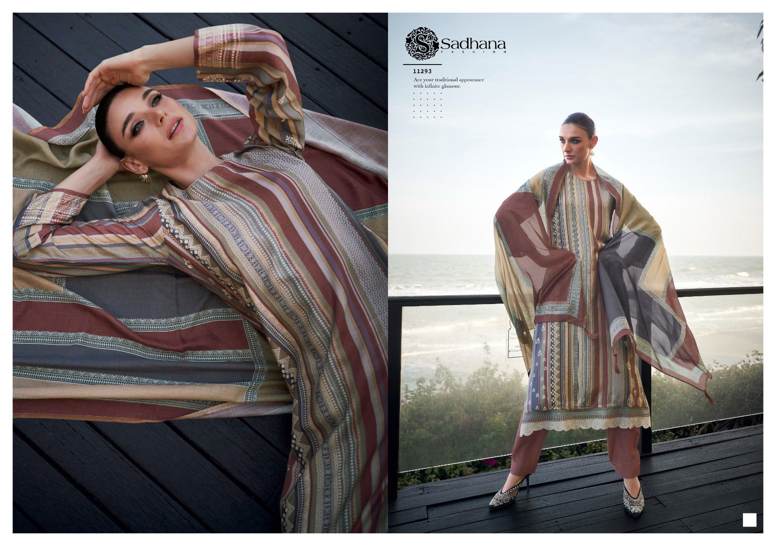  Erika Maslin by Sadhana Silk Digital Printed Dress Material Collection